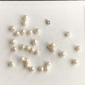 Genuine Floating Pearl Necklace